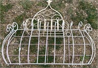 (2) Wrought Iron Flower Planters