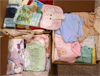 3 Boxes Vintage Baby Girls' Clothing ++