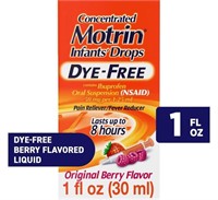 1oz Infants Motrin Ibuprofen Drops Berry Flavor