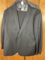 Stanford Black suit with Pearl Gray shirt , Tie