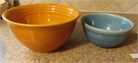 (2) Bowls incl. Bauer, 8" and 6"