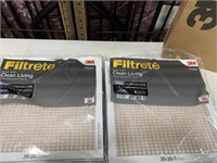 6 filtrete filters 20x20x1