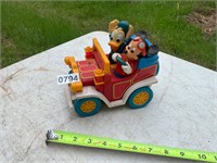 ILCO Mickey and Donald Battery operated car