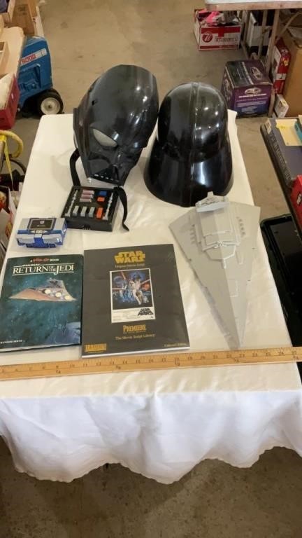 Star Wars Books, Star Wars toy ( untested), Star