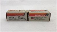 2 Boxes 50 Rds Ea Winchester Wildcat 22 (1 Box)