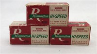 3 Boxes 50 Rounds Remington 22 Long Hi-speed