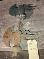 Architectural cast iron Finial awning parts