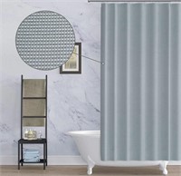 New ZO Zobom Hotel Shower Curtain Fabric Waffle