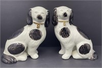 Straffordshire Style Ceramic Dogs