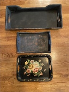 Wood and Metal Tray’s