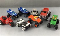 Monster trucks and other vehicles