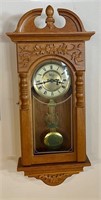 Vintage Oak Wall Clock D&A