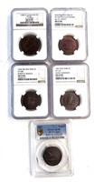 Asst Historical American Tokens Graded by NGC PCGS