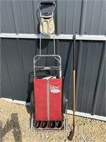 Golf Club Tote with Wheels