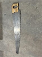 LARGE HAND SAW, 53" L