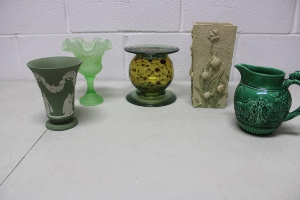 Glass Vases, Dispenser, Pitcher & More