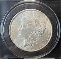 1898 Morgan Silver Dollar (AU58)