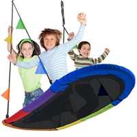 Sorbus 66" Saucer Swing for Kids- 330lbs Big Oval