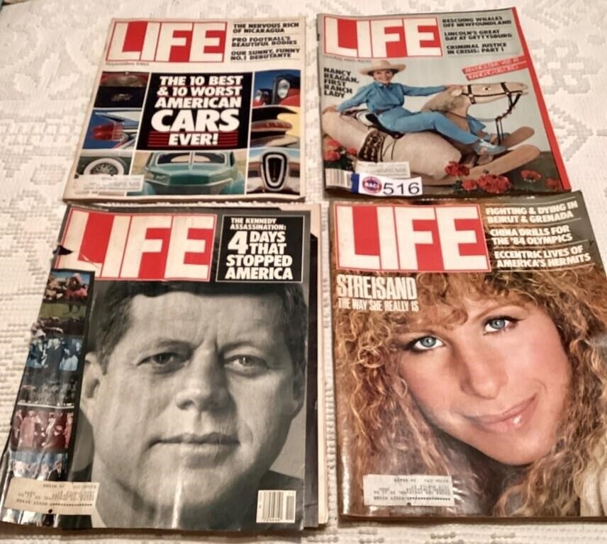 1983 Life Magazines: Kennedy, Streisand +more