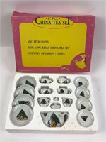 Holiday Child's China Tea Set