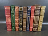 9 Franklin Library Leather Bound Classic Books