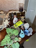 Misc group of decorative items including baby seal