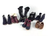 Seven pairs new kids shoes