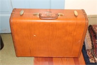 Vintage Samsonite leather suitcase