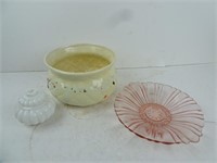 Lot of Misc. Vintage Glassware Items - Bowl