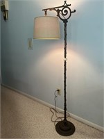 Vintage ornate, bridge floor lamp