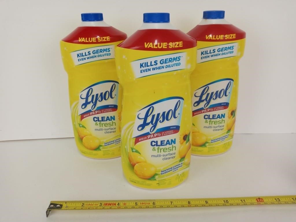 Lysol Multi Surface Cleaner Lot of 3
