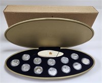 1999 Silver Proof Coin Set Millenium w/COA (12x)