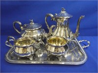 Victoria Silver Plate Tea Service