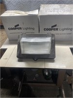 Pair of unused yard lights, 347 V, 150 W