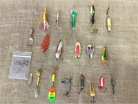Fishing spoons, crappie rigs