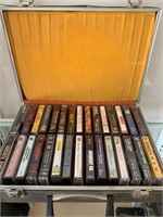 Case Full of Rock Cassettes as seen