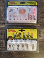 Scenic Accents HO Scale Road Crew Figures Sets x2