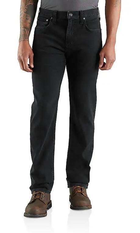 CARHARTT, RELAXED FIT BLACK JEANS, 33 X 30