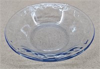 Sapphire Blue Leaf Edge Bowl