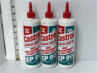 3 bottles of Castrol outboard gear oil