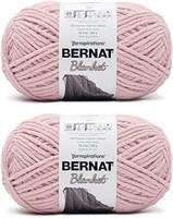 Bernat Blanket Tan Pink Yarn - 2 Pack of 300g/10.5