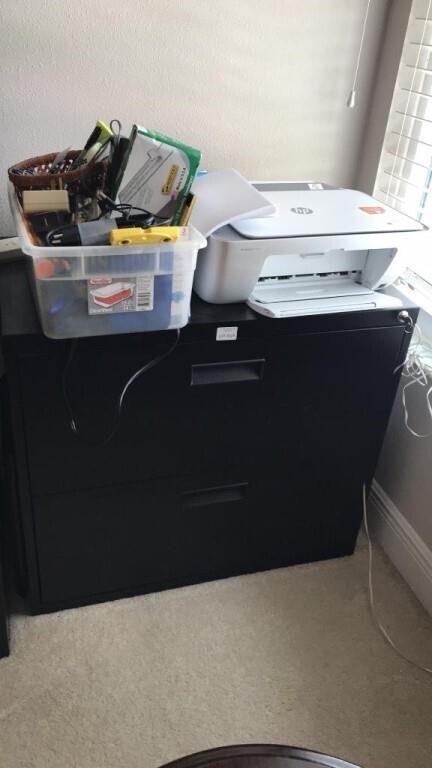 Office supplies, HP Printer & Cabinet