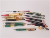Vintage novelty advertising pens & pencils