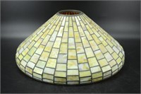 Tiffany Studios 1913 Plain Squares Cone Lamp Shade