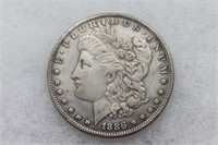 1886 S - Morgan Silver Dollar