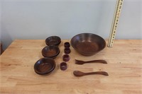 Wooden Bowls and serving