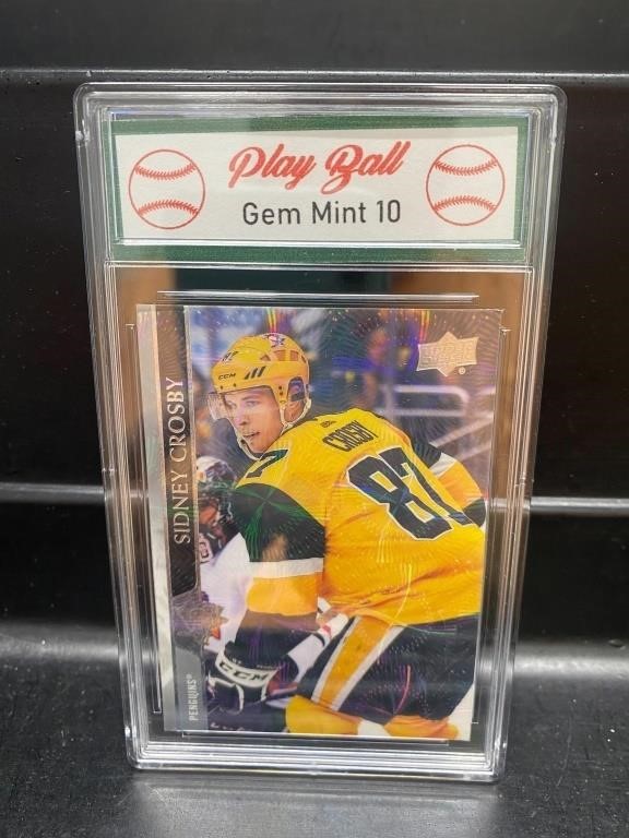 Sidney Crosby Hockey Card Graded 10