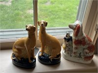 Pair of Whippet Bookends, Reproduction