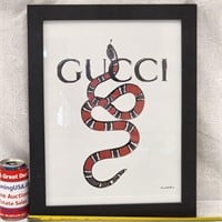 Cucci Coral Scarlet King Snake Ad Art  Print