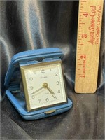 *Expensive* 50's Blue Travel Clock